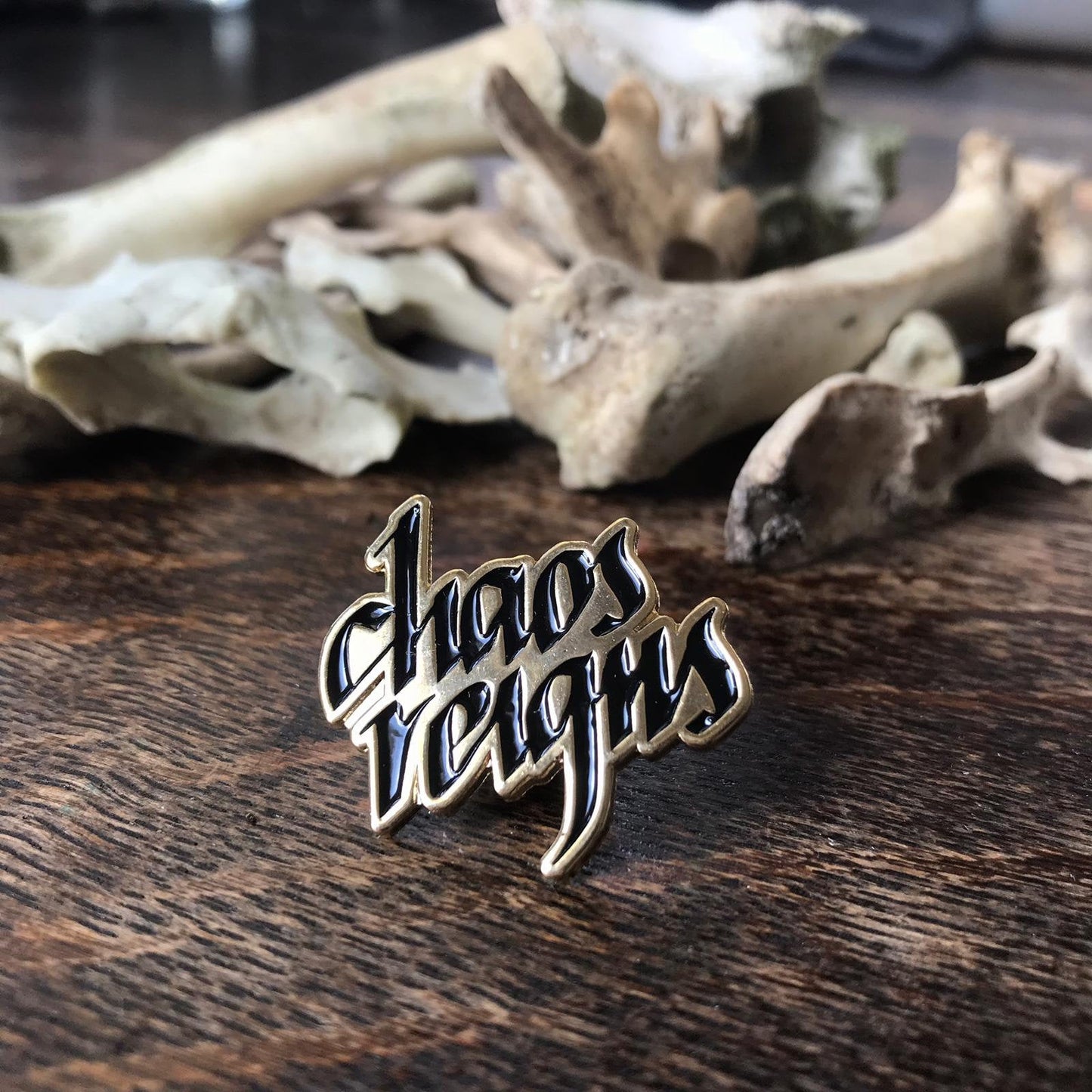 Chaos Reigns pin