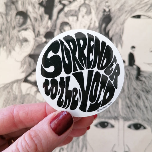 Surrender To The Void sticker